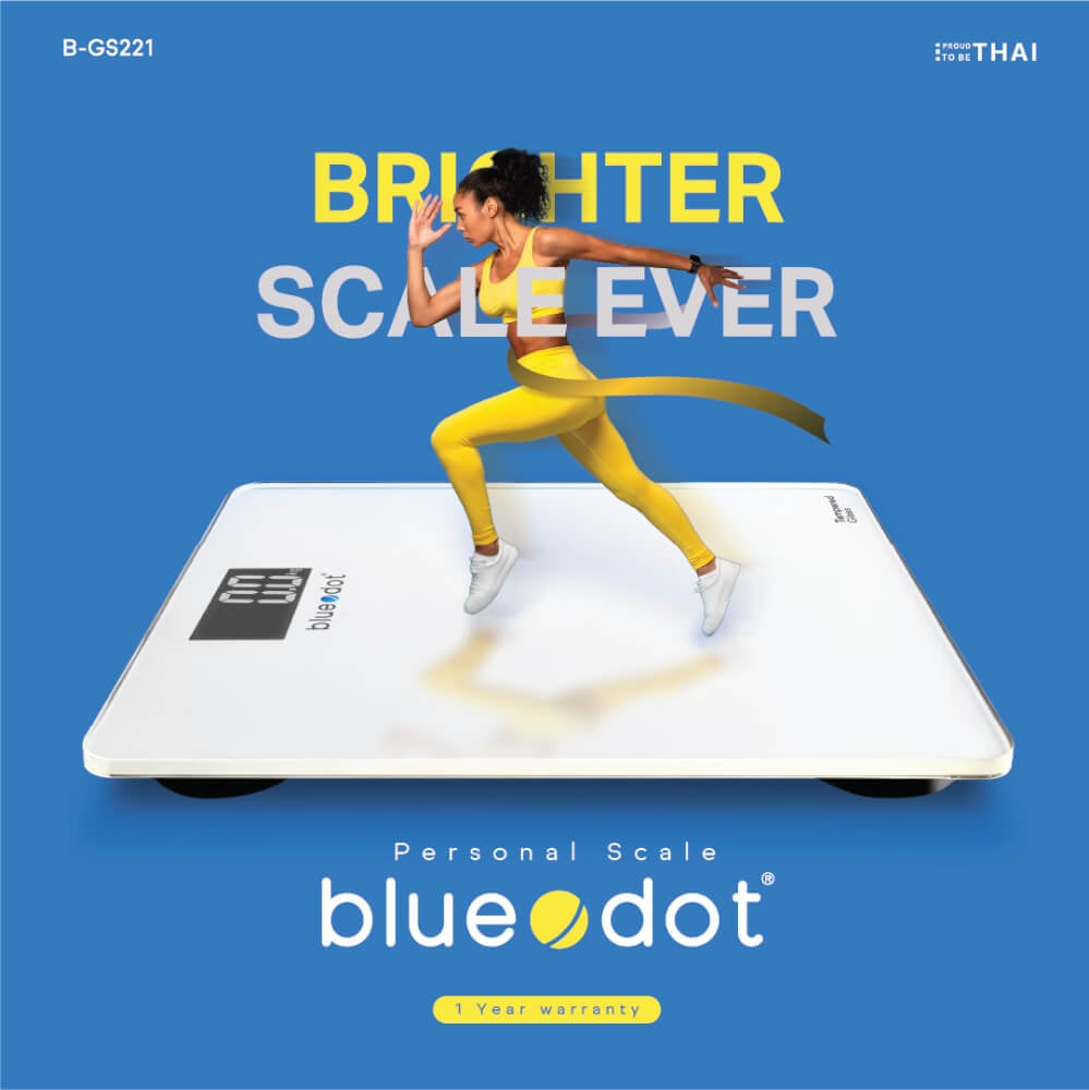 เครื่องชั่งน้ำหนัก BLUEDOT PERSONAL SCALE รุ่น B-GS221  [รับประกัน 1 ปี]